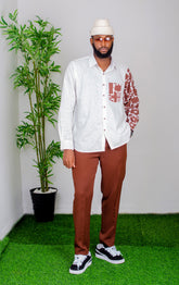 JADEN SHIRT - Tan & Tobe